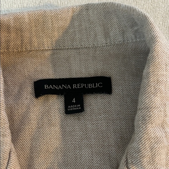 Banana republic linen dress size 4 - Picture 4 of 9